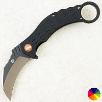 Нож-керамбит QSP Eagle, D2, G10 Black, QS120-B